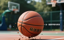 为什么篮球越扁弹地越低？原因是什么？
