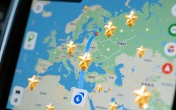 高德地图里的五角星到底有什么特殊用途？