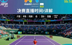 迈阿密网球决赛直播时间几点？怎么在线看免费？