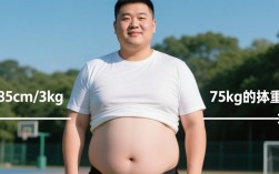 185cm75kg体重正常，为什么肚腩却明显？