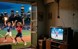 小男孩看球赛赢了跳舞gif，他为啥开心得跳起来？