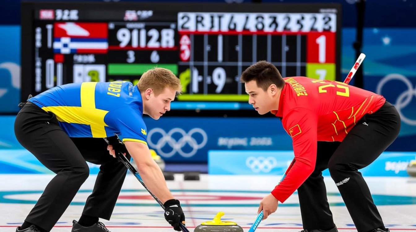 男子冰壶循环赛瑞典对中国，中国队赢了吗？-图1