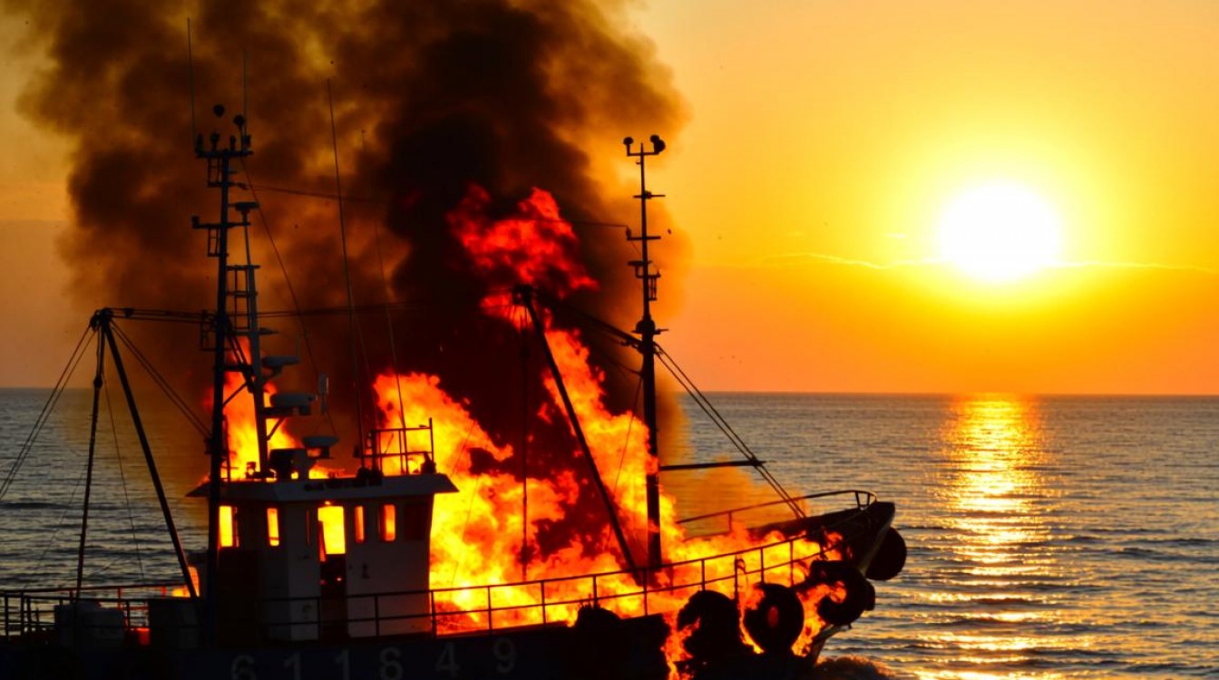 “鲁岚渔61849”逆行救下9名船员-图1 “鲁岚渔61849”逆行救下9名船员-图1