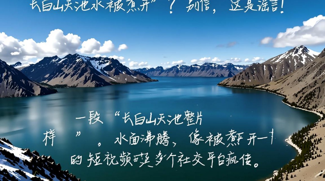 长白山天池水被“煮开”系谣言-图1