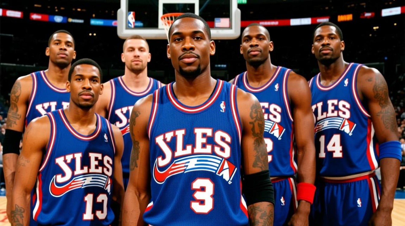 2001年76人队阵容有哪些核心球员及战术打法？-图1