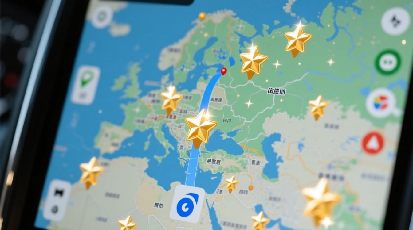 高德地图里的五角星到底有什么特殊用途？-图1