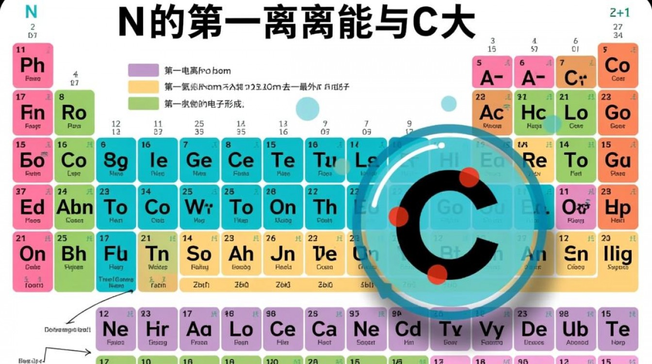 为什么N的第一电离能比C大?半满轨道稳定性影响电离能?-图3 为什么N的第一电离能比C大?半满轨道稳定性影响电离能?-图3