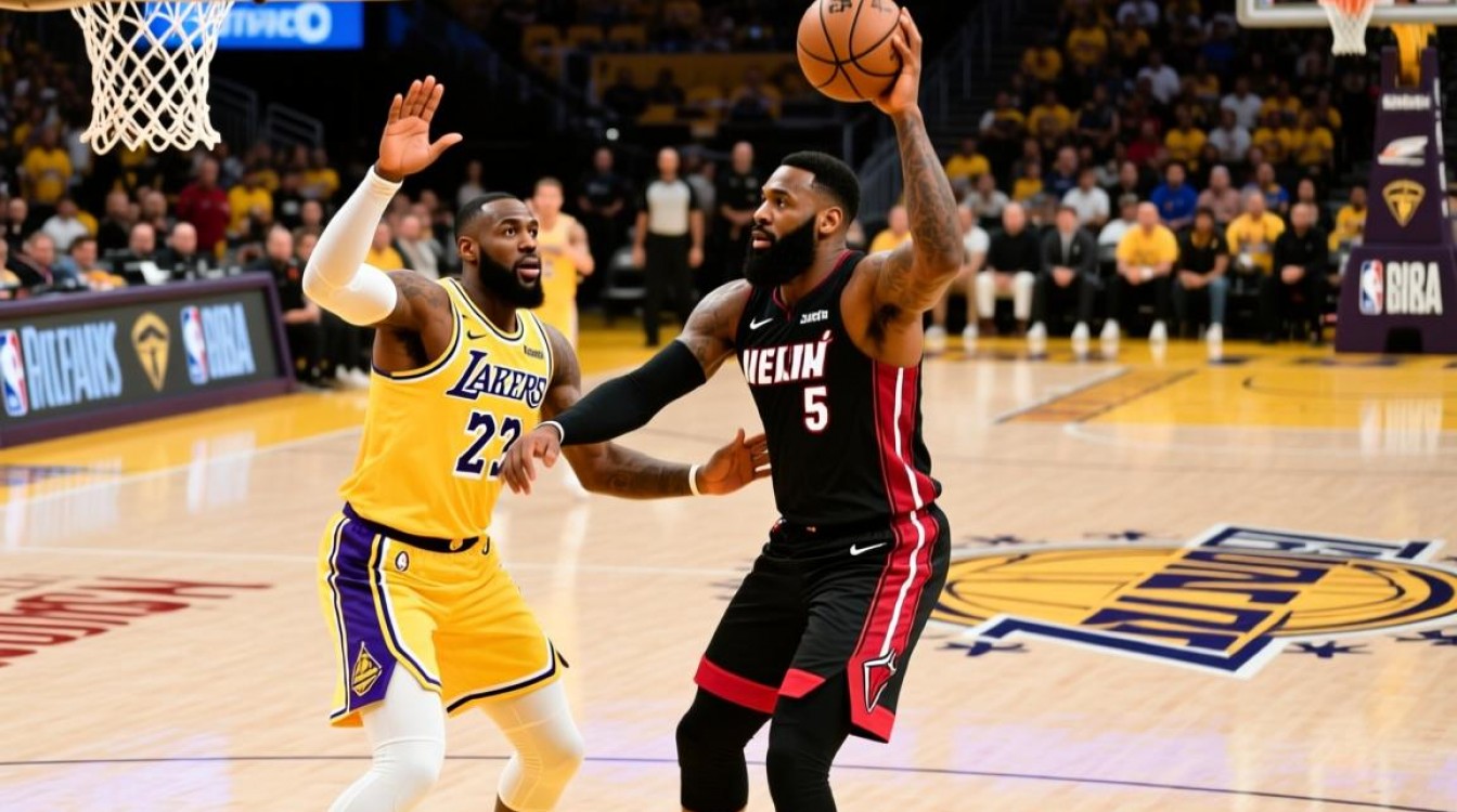 NBA总决赛湖人vs热火G5谁赢了？最终比分和关键球员表现如何？-图2