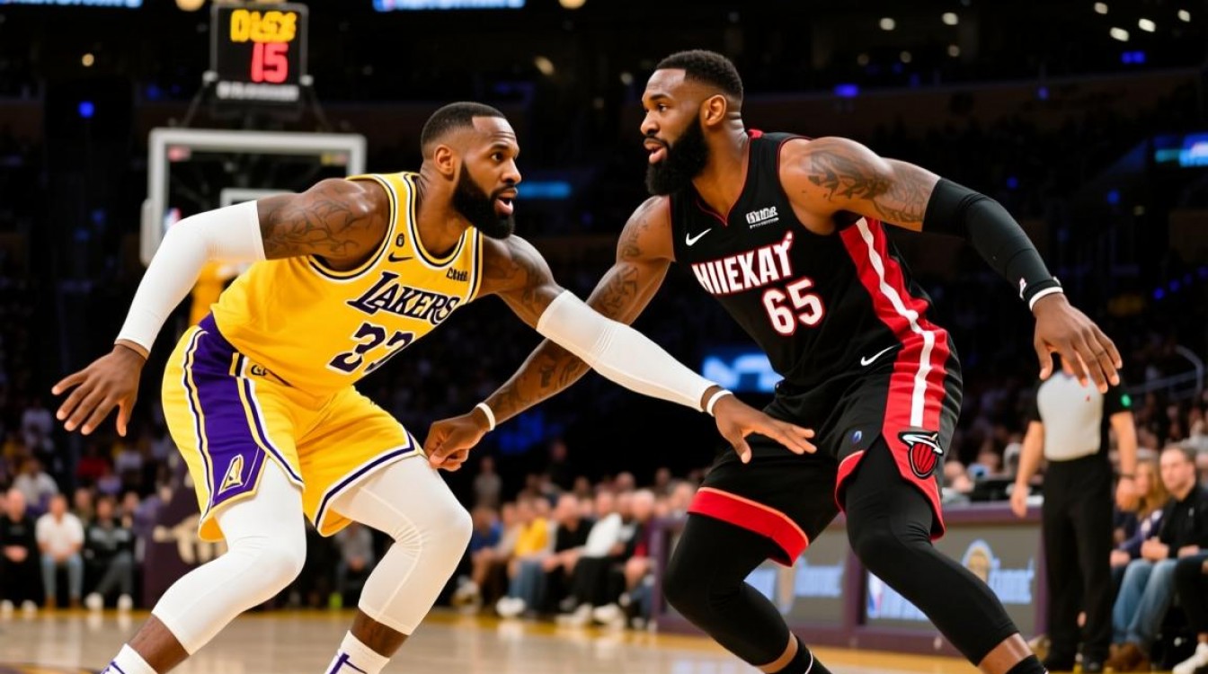 NBA总决赛湖人vs热火G5谁赢了？最终比分和关键球员表现如何？-图1