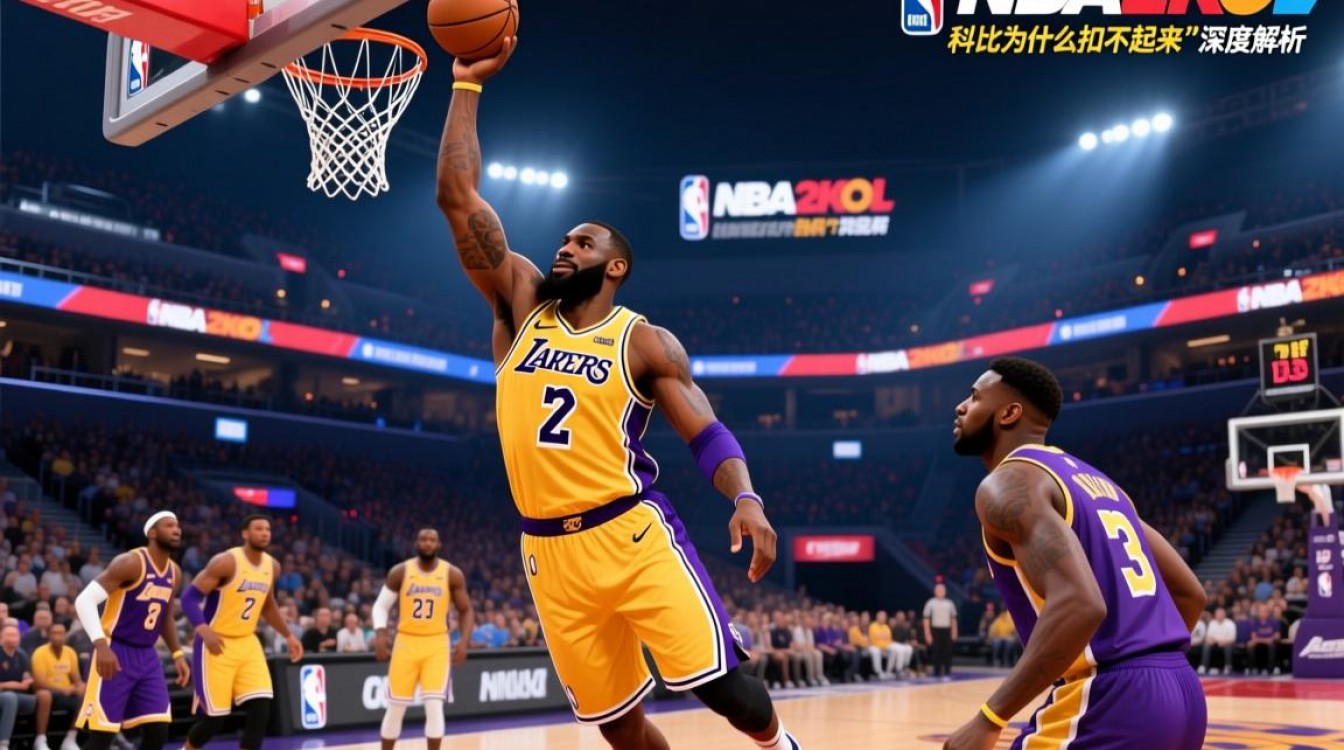 NBA2KOL里科比为什么扣篮总失败？技巧还是球员问题？-图1