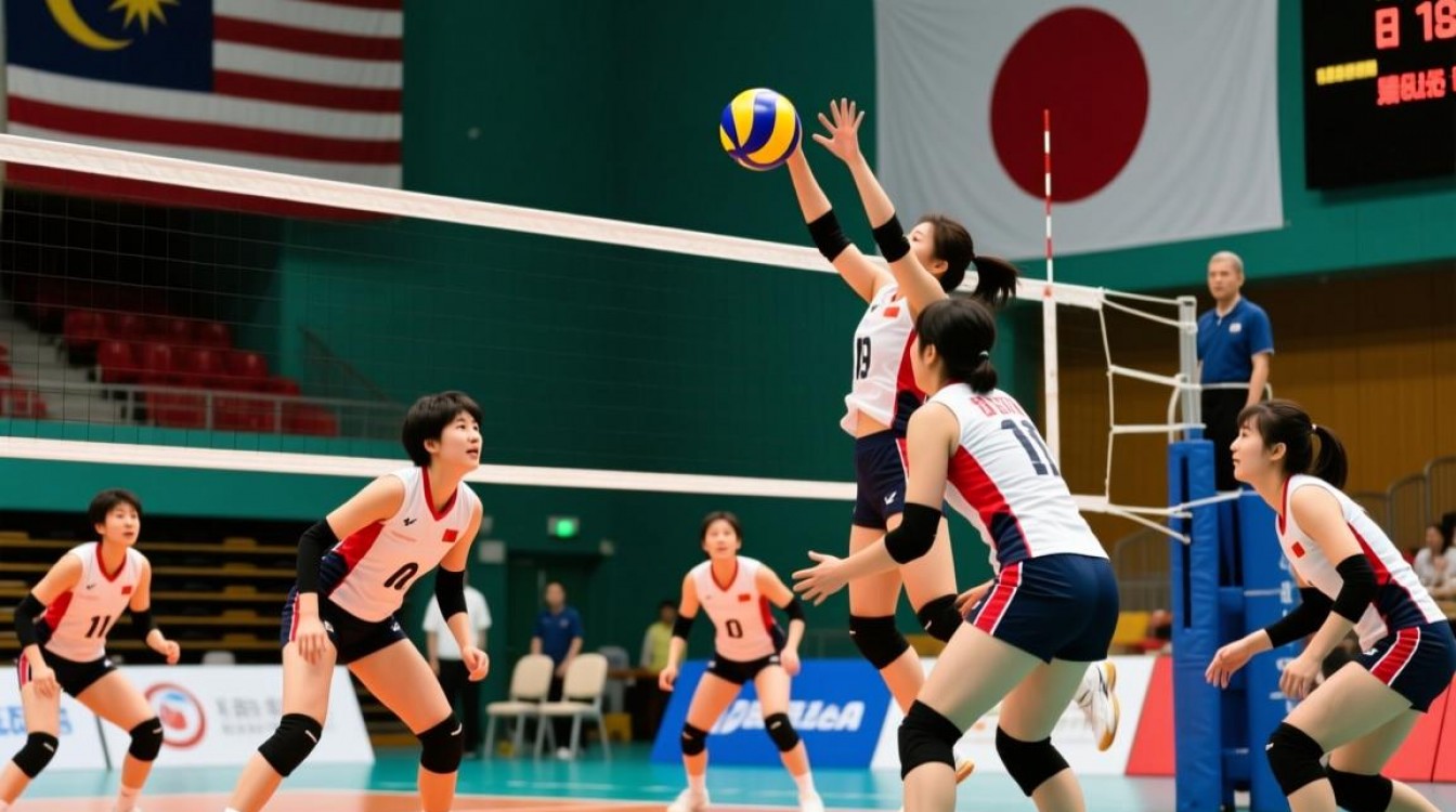 中日首次排球赛结果揭晓，究竟是哪方笑到最后？-图1