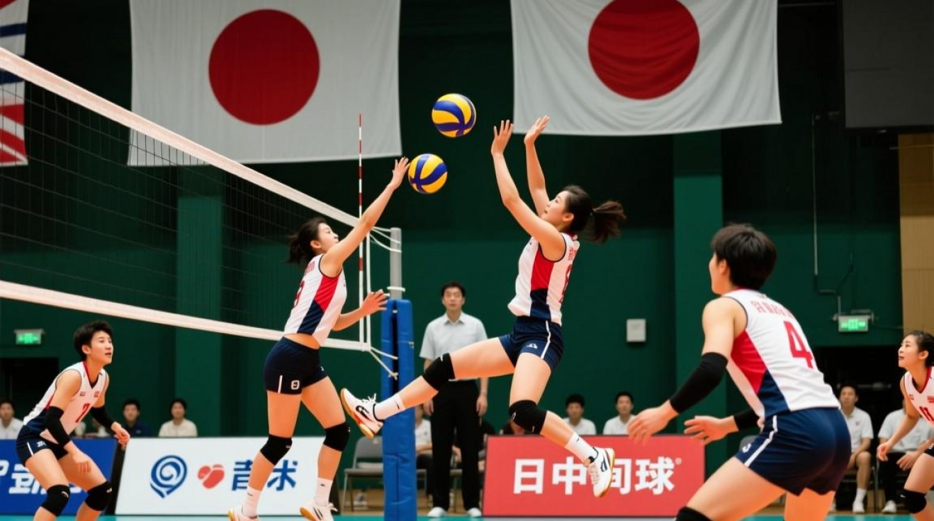 中日首次排球赛结果揭晓，究竟是哪方笑到最后？-图2