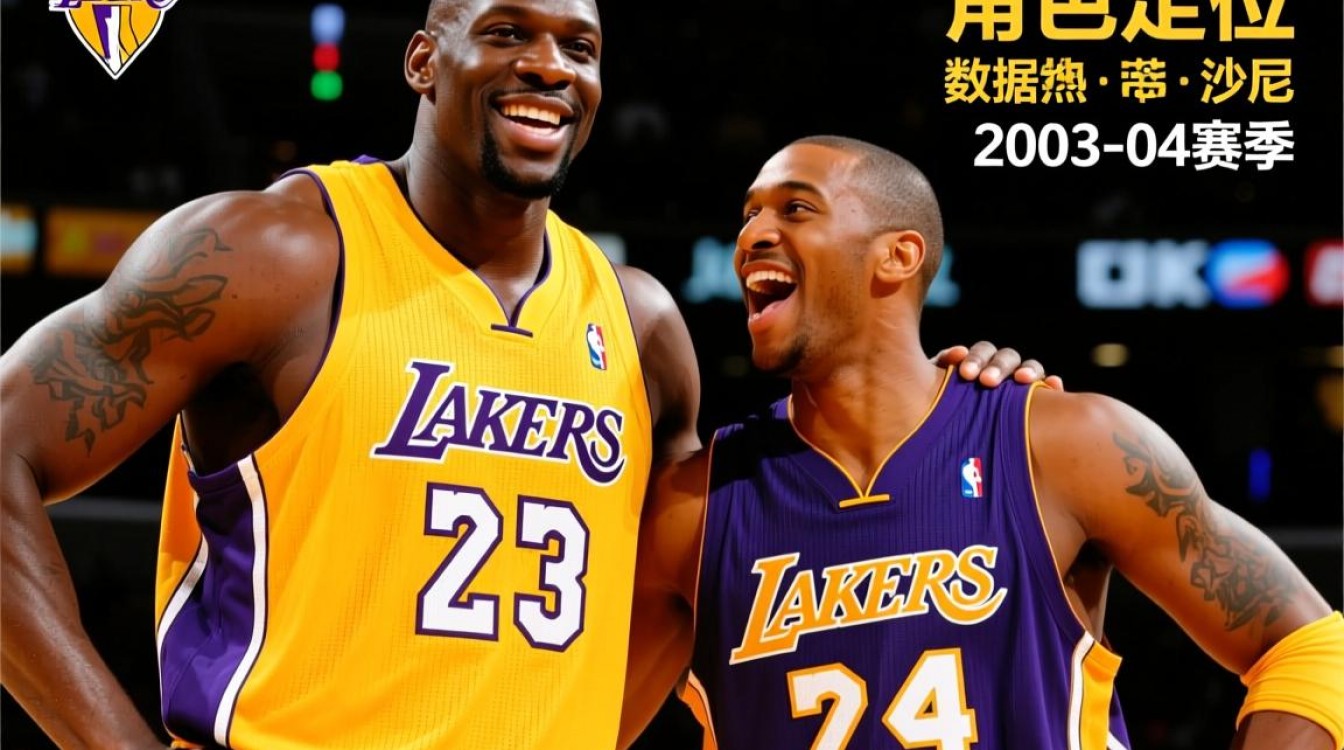湖人04年阵容数据具体有哪些球员及核心贡献？-图1