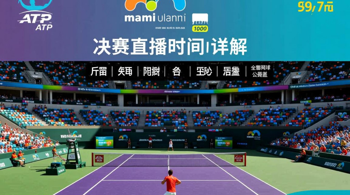 迈阿密网球决赛直播时间几点?怎么在线看免费?-图1 迈阿密网球决赛直播时间几点?怎么在线看免费?-图1