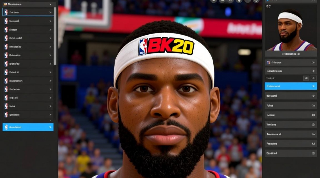 2k20球员编辑为何不能戴发带？隐藏限制或BUG？-图3