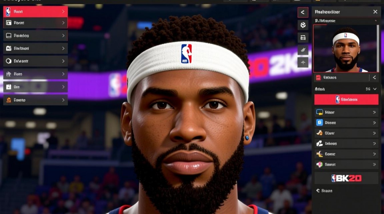 2k20球员编辑为何不能戴发带？隐藏限制或BUG？-图2