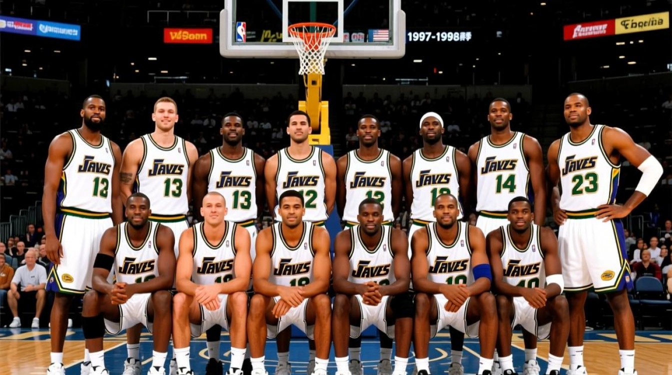 1998爵士队阵容名单有哪些核心球员？-图1