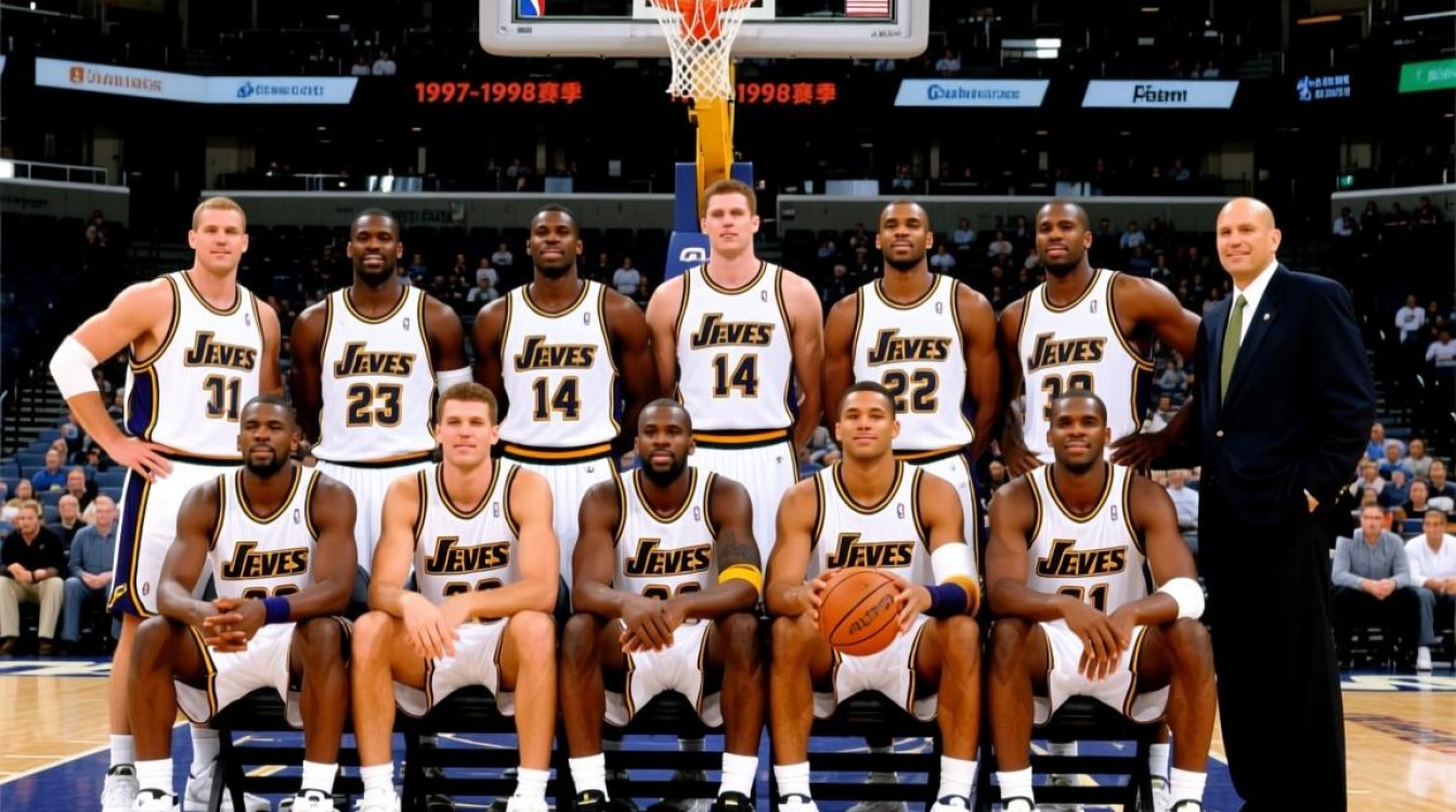 1998爵士队阵容名单有哪些核心球员？-图3
