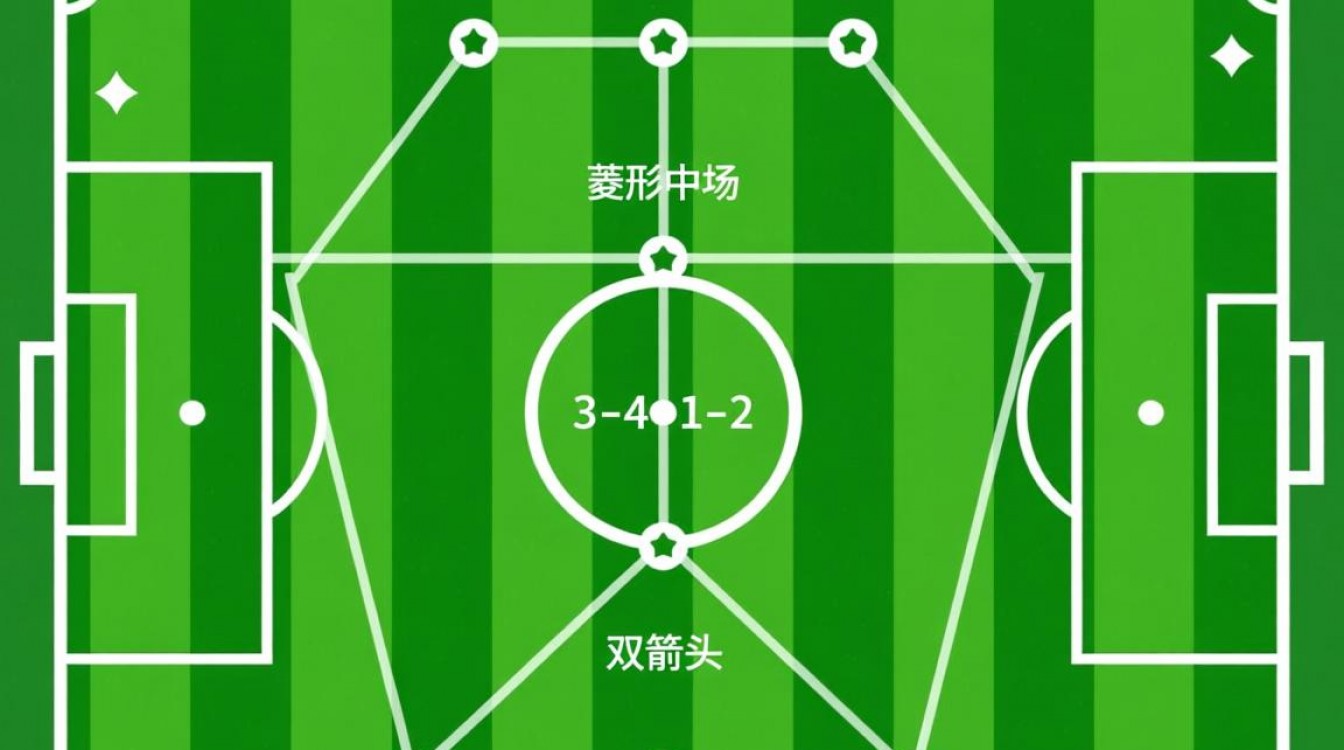 3-4-1-2阵型怎么破解?中场控制与边路进攻如何平衡?-图1 3-4-1-2阵型怎么破解?中场控制与边路进攻如何平衡?-图1