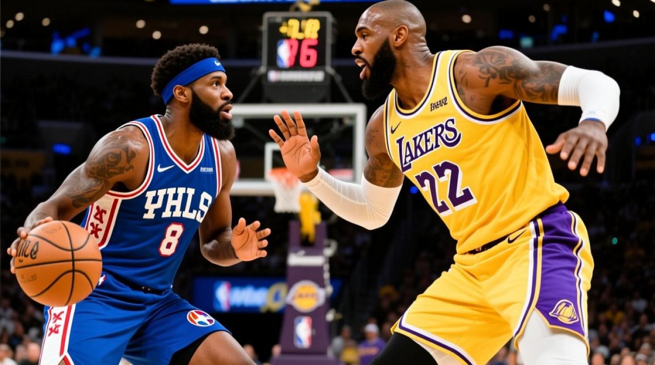 76人打湖人，76人首发五人组能否克制湖人三巨头？-图2