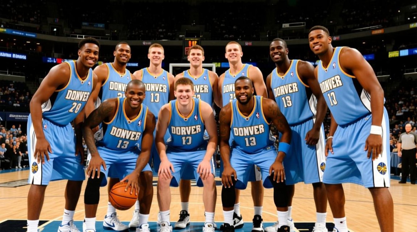 掘金队2005年阵容有哪些核心球员及战术打法？-图1