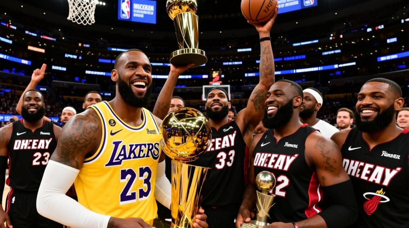 湖人VS热火，赢了就是冠军吗？历史战绩如何？-图1