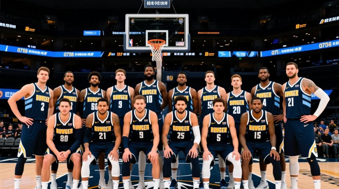 0708赛季掘金队阵容有哪些核心球员及战术打法？-图3