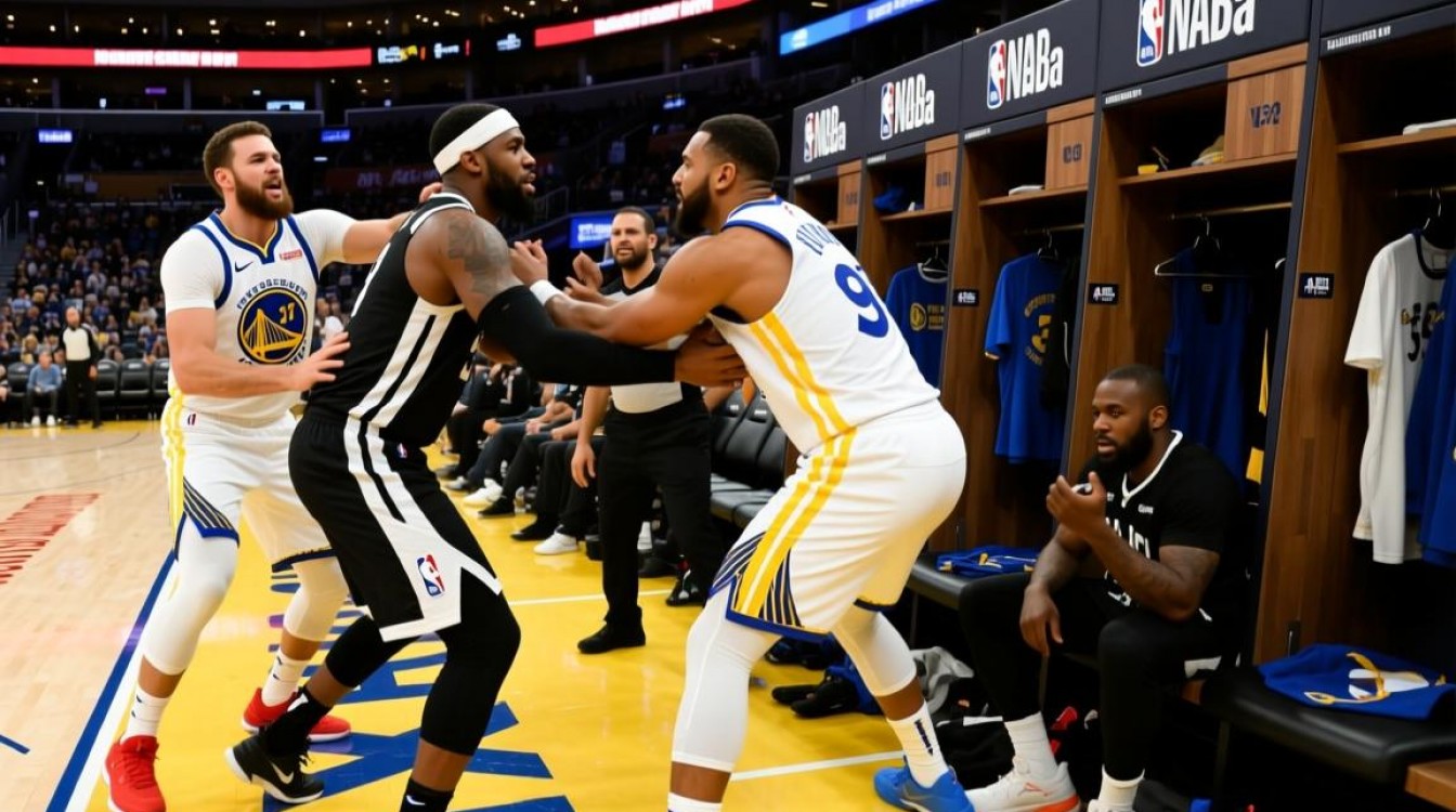 NBA冲突后球员为何纷纷跑回更衣室?背后原因引深思-图2 NBA冲突后球员为何纷纷跑回更衣室?背后原因引深思-图2
