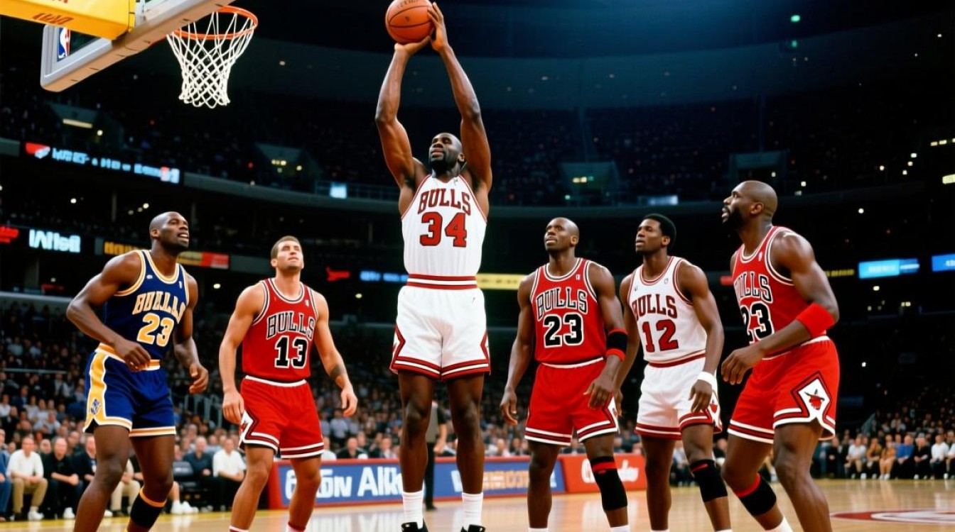 NBA史上最强进攻阵容,巅峰对决谁更胜一筹?-图3 NBA史上最强进攻阵容,巅峰对决谁更胜一筹?-图3