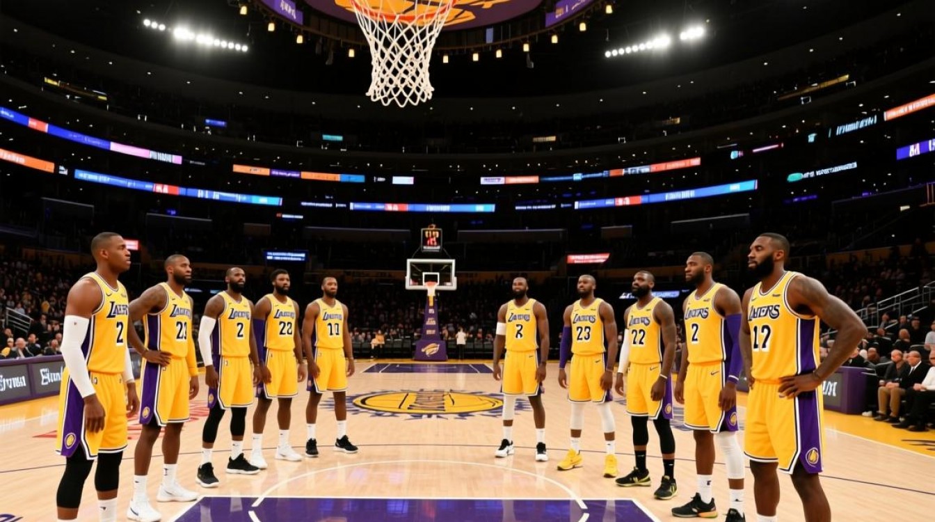 湖人季后赛首发阵容名单具体是谁？-图1