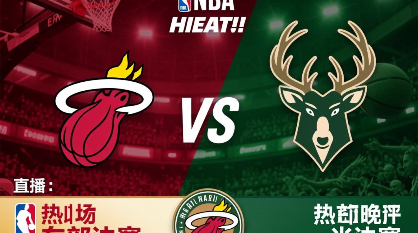 热火雄鹿半决赛直播哪里免费看？时间安排和直播平台有哪些？-图2