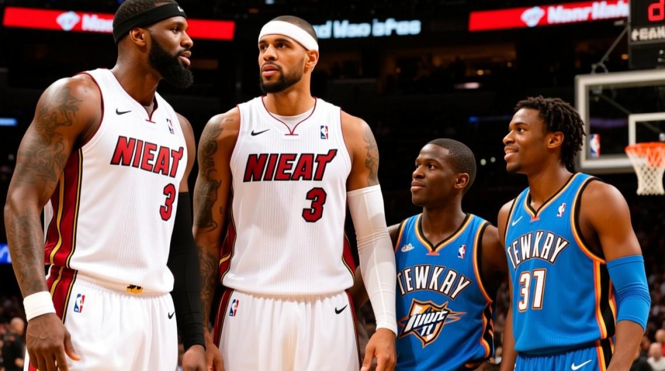 热火三巨头VS雷霆三少，巅峰对决究竟谁笑到最后？-图2