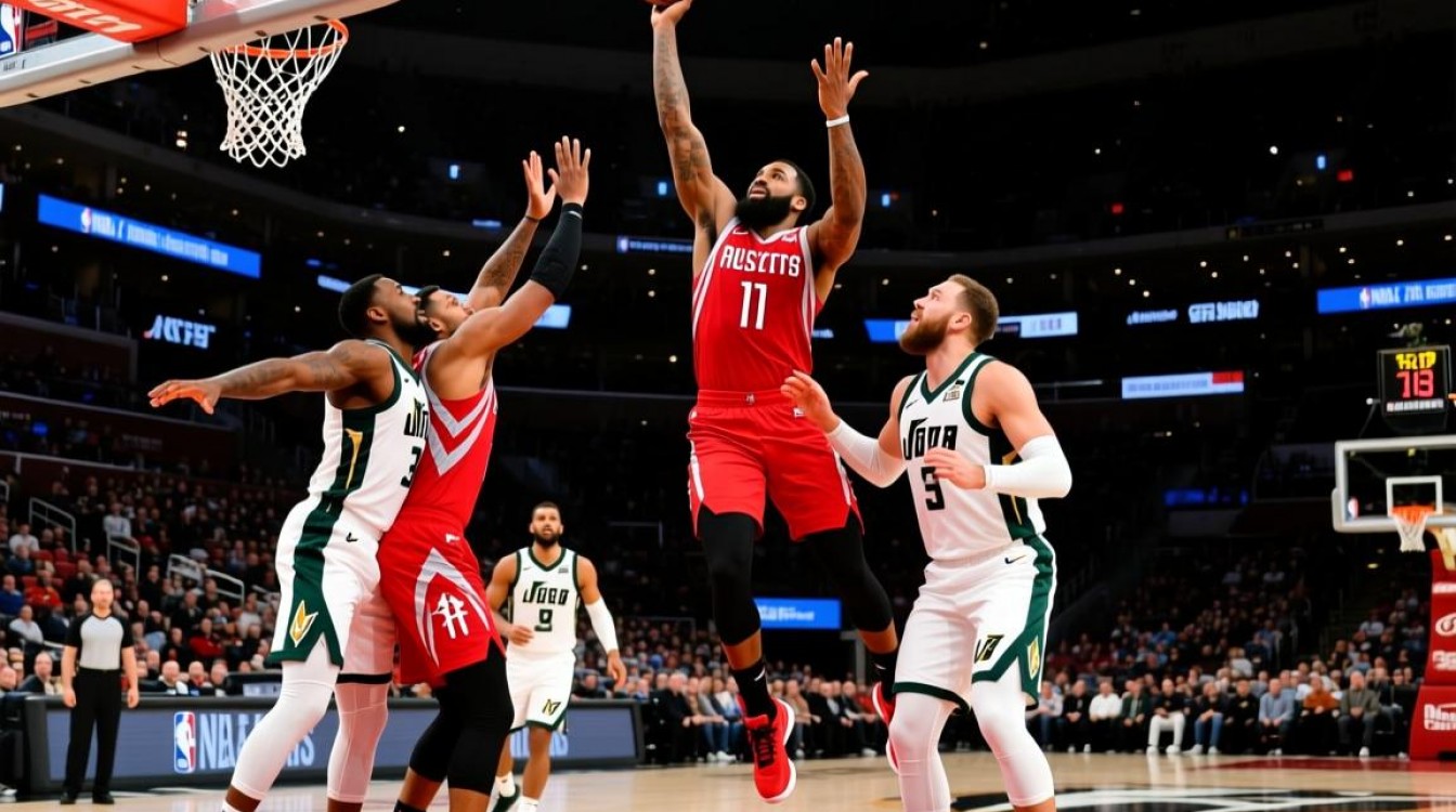 2月10日火箭vs爵士谁赢的？比分多少？球员表现如何？-图3