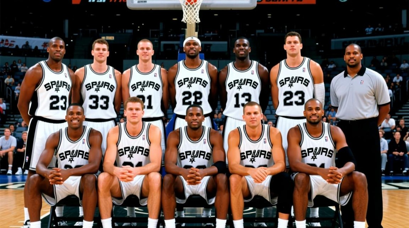 1997赛季马刺队阵容有哪些核心球员及战术特点？-图1