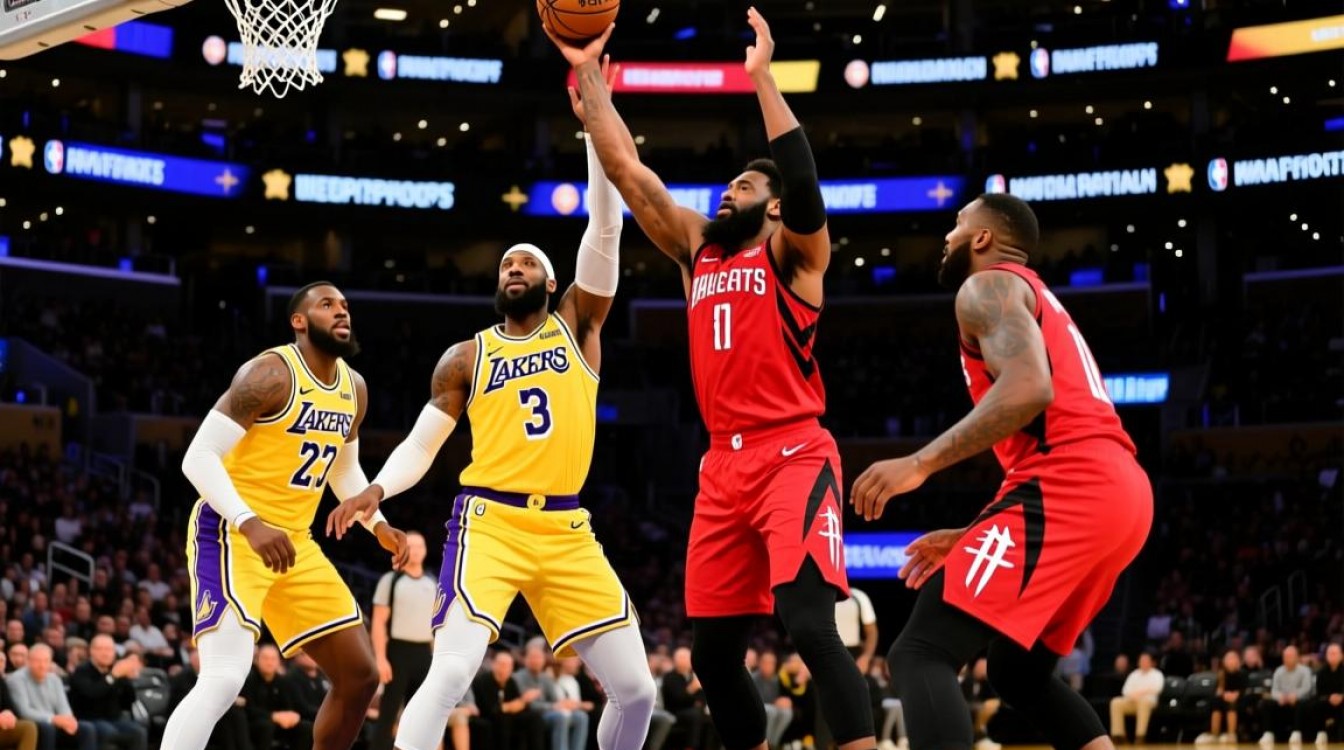 湖人vs火箭G1谁赢的？结果和关键球员表现如何？-图3