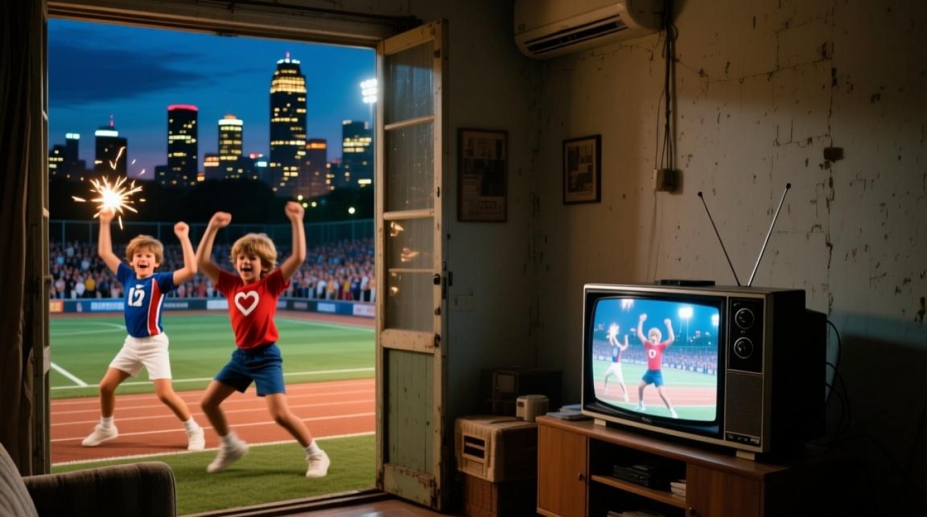 小男孩看球赛赢了跳舞gif，他为啥开心得跳起来？-图1