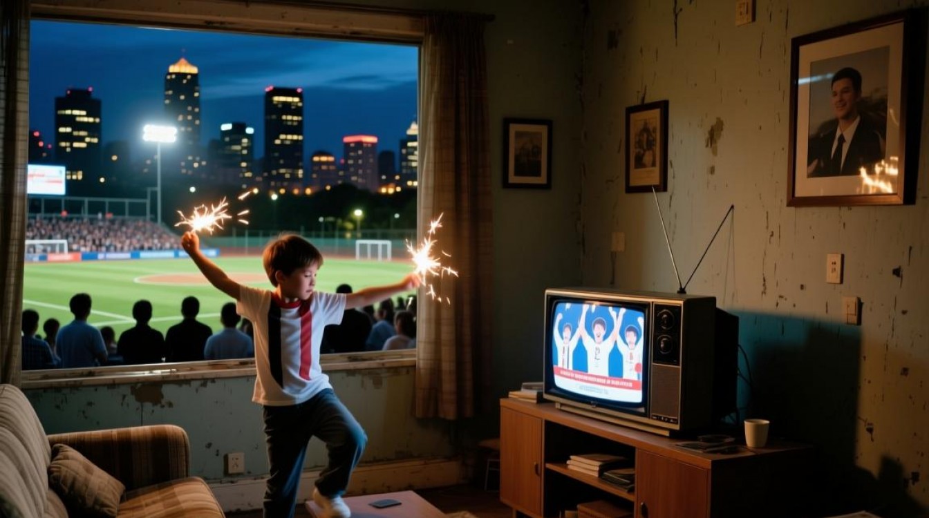 小男孩看球赛赢了跳舞gif，他为啥开心得跳起来？-图2