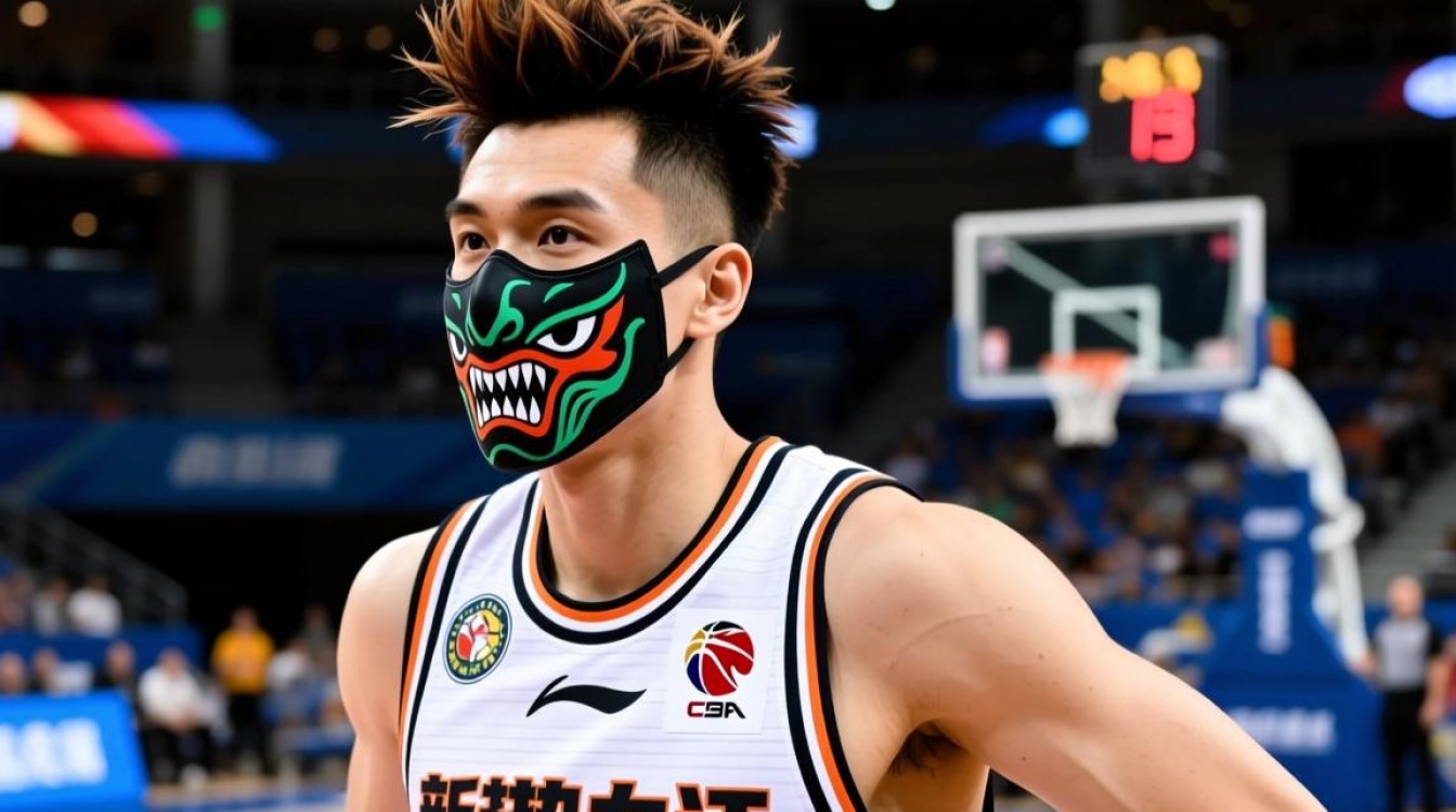 CBA新疆西热力江为何比赛时戴面具？-图2