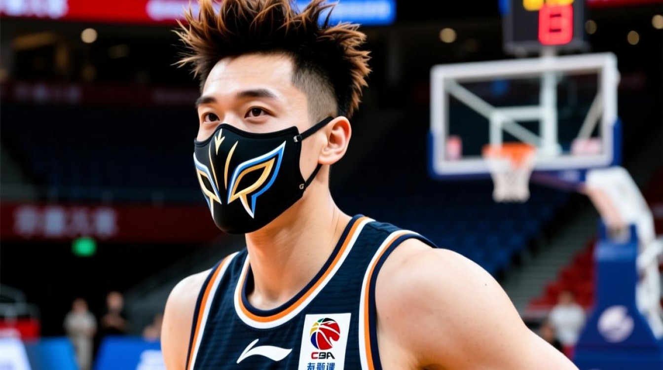 CBA新疆西热力江为何比赛时戴面具？-图1