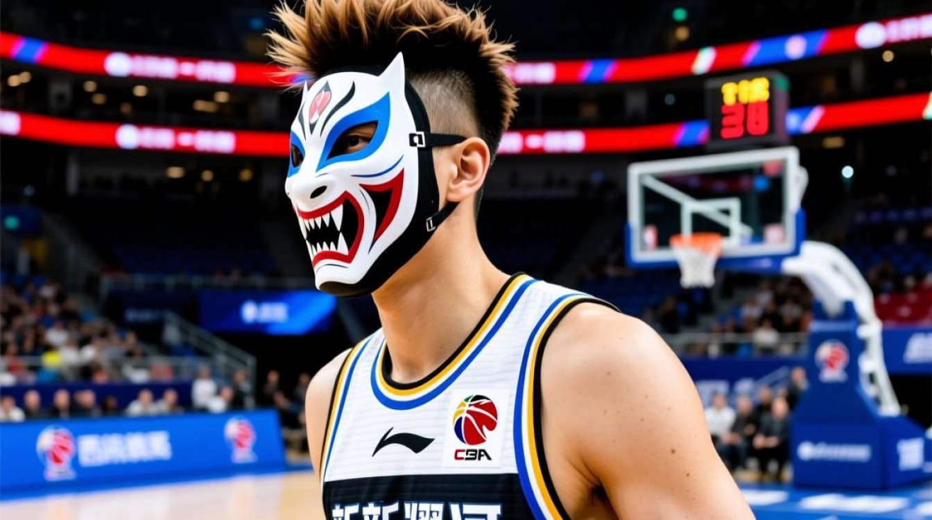 CBA新疆西热力江为何比赛时戴面具？-图3