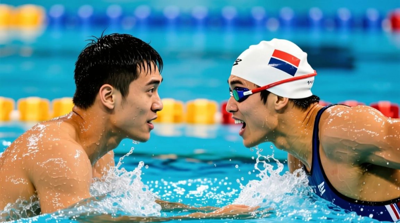 孙杨和朴泰桓游泳比赛谁赢了？历史交锋战绩如何？-图1