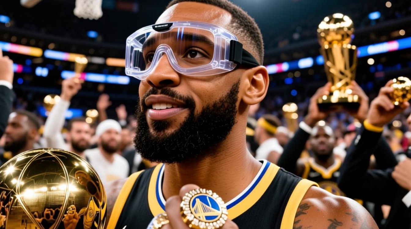 NBA夺冠为何球员总戴护目镜？有什么特殊原因吗？-图3