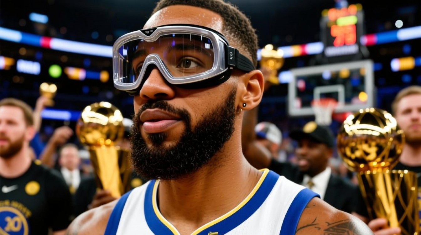 NBA夺冠为何球员总戴护目镜？有什么特殊原因吗？-图2
