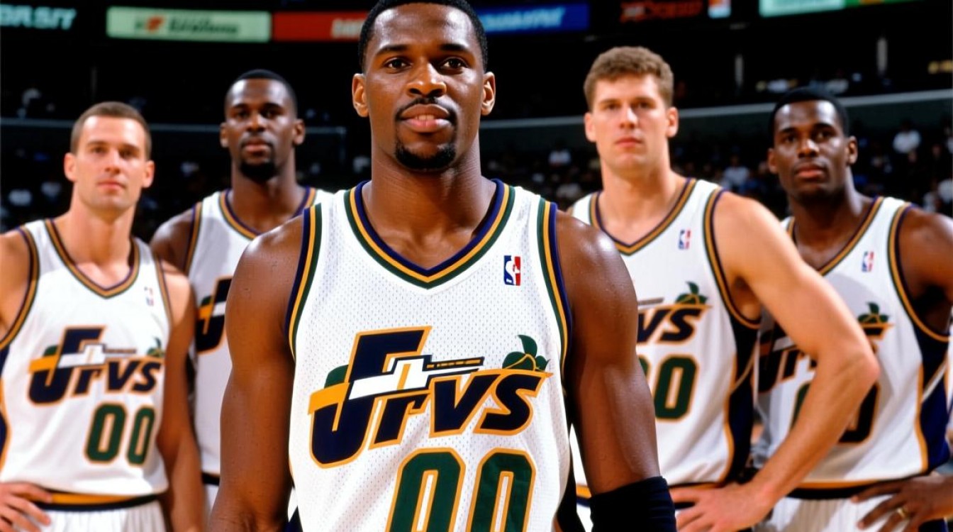 98年爵士00号是谁？98爵士阵容00号球员是谁？-图2