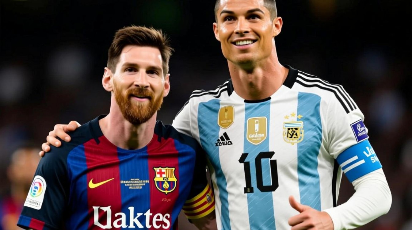 梅西与C罗对战历史战绩如何？谁才是真正的球王？-图1