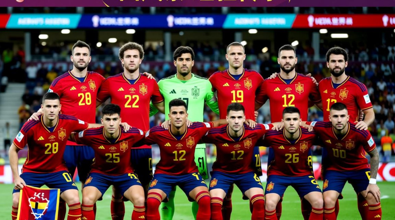 世界杯西班牙阵容图，谁是本届夺冠核心阵容？-图1