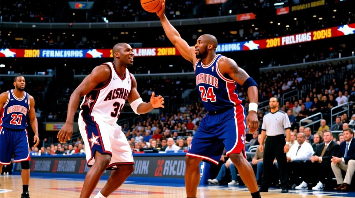 2001年NBA全明星赛最终比分是多少，哪支球队笑到了最后？-图2