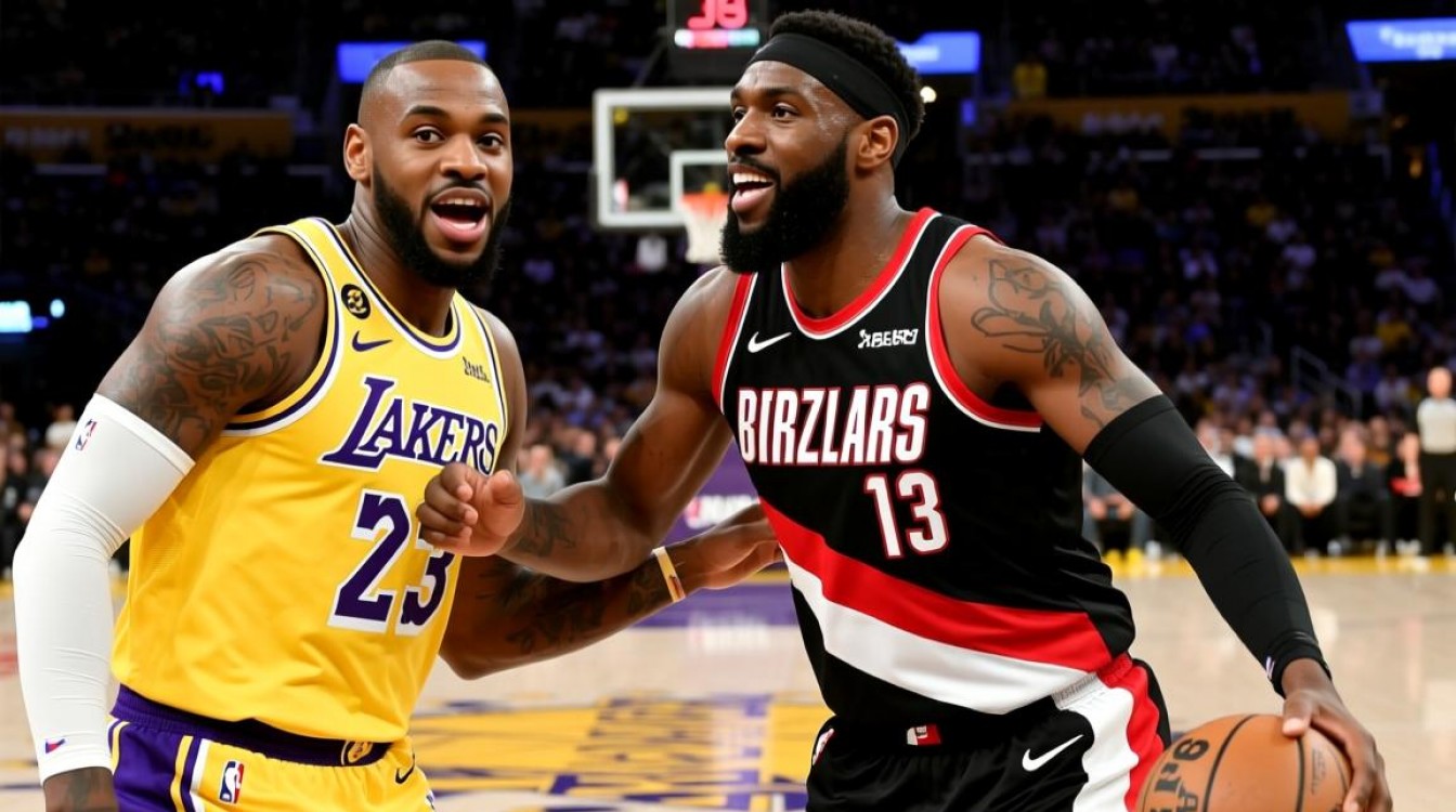 湖人对战开拓者最终比分会是多少？-图3