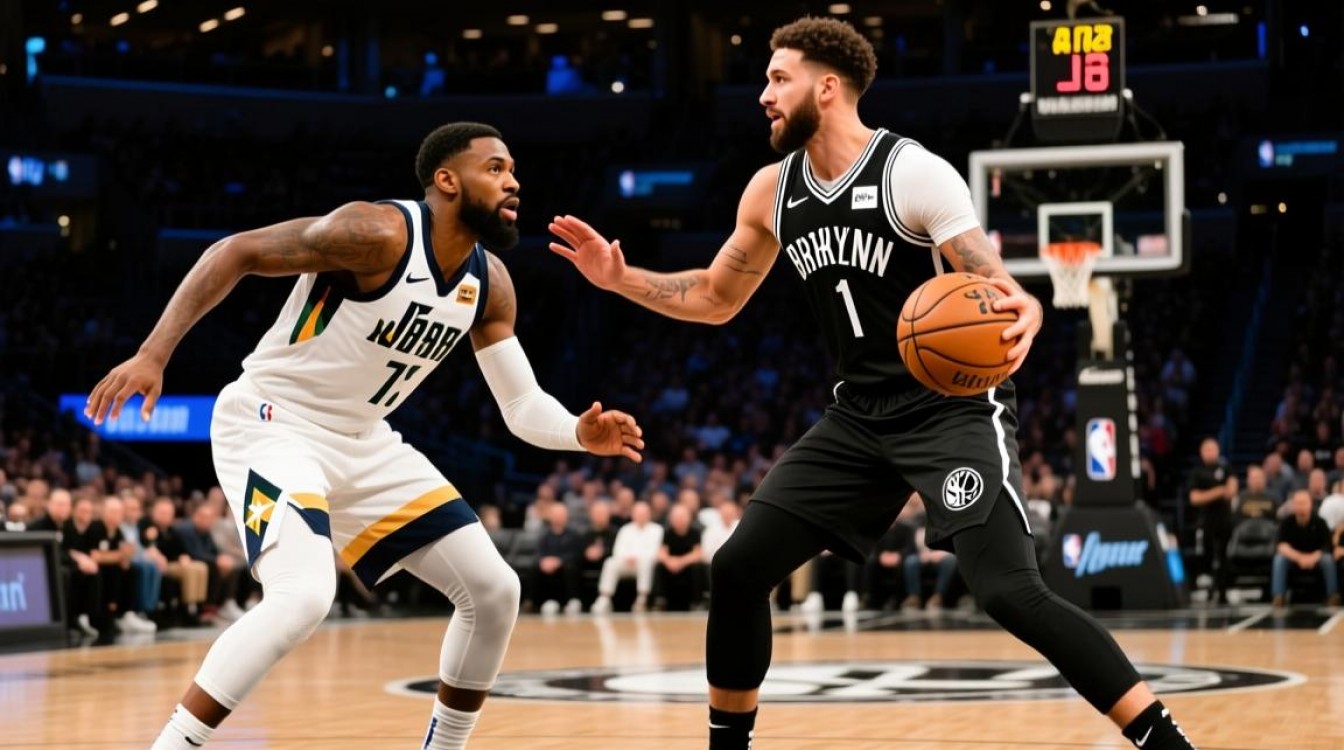 爵士队对战篮网队谁赢了-图1