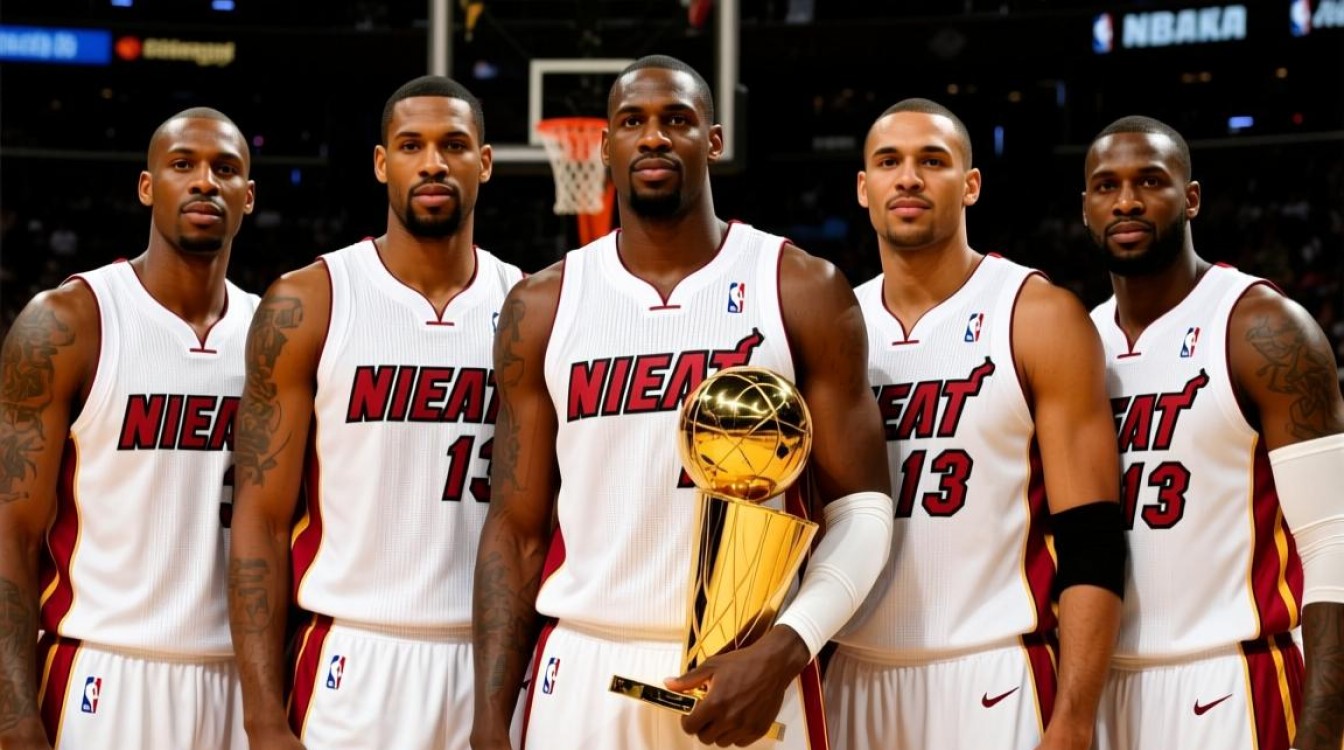 热火夺冠赛季的夺冠阵容是哪五位核心球员？-图2